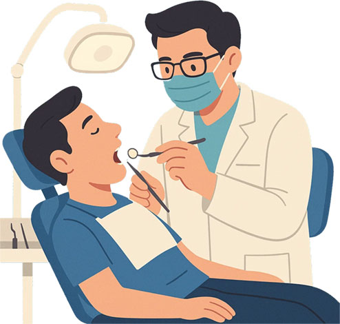 Uśmiechnięta pacjentka po zabiegu implantologicznym w Bielsku-Białej